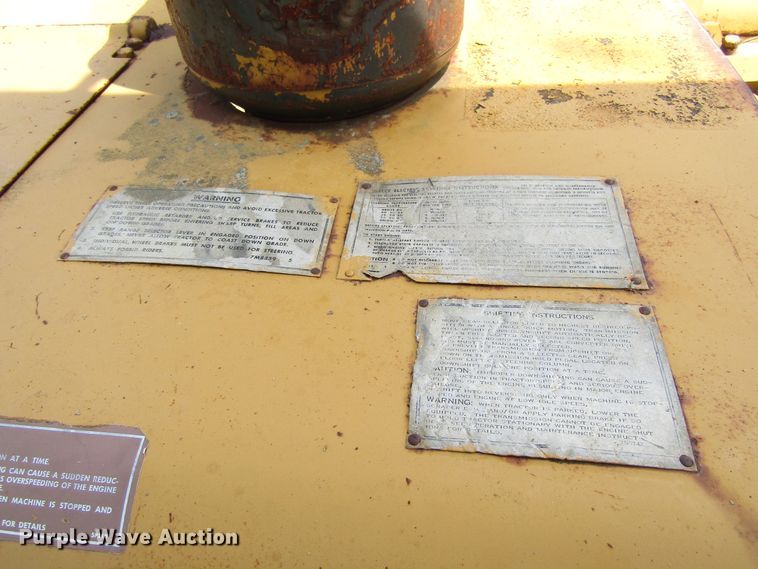 image for item EU9743 1969 Caterpillar 627 conventional scraper