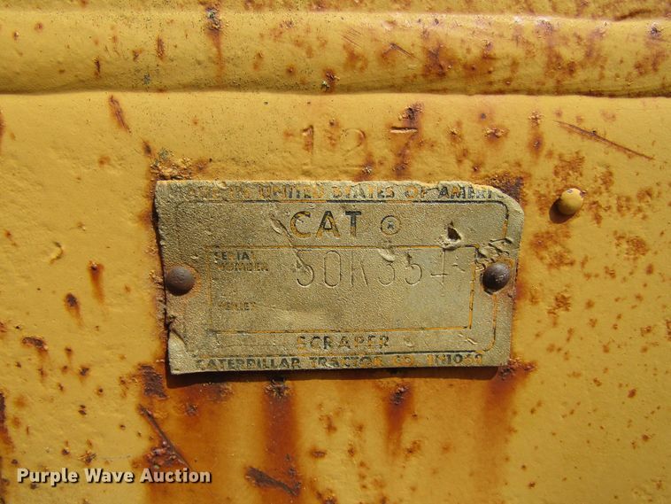 image for item EU9743 1969 Caterpillar 627 conventional scraper