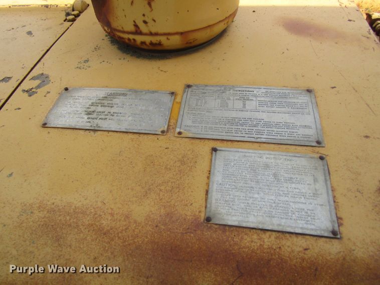 image for item EU9744 1969 Caterpillar 627 conventional scraper