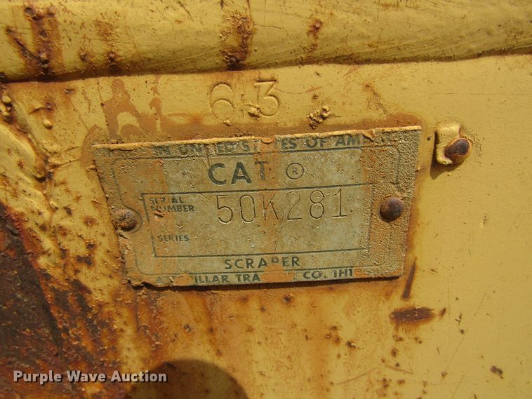 image for item EU9744 1969 Caterpillar 627 conventional scraper