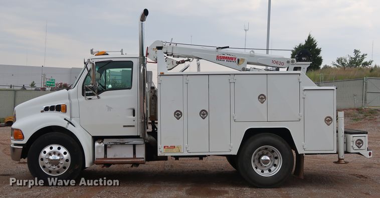 image for item FE9729 2006 Sterling Acterra service truck with crane
