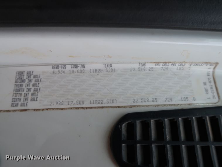 image for item FE9729 2006 Sterling Acterra service truck with crane