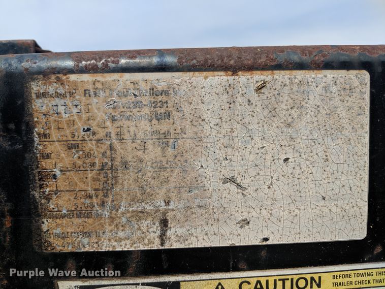 image for item FE9730 2006 Redi Haul SL12+2H utility trailer