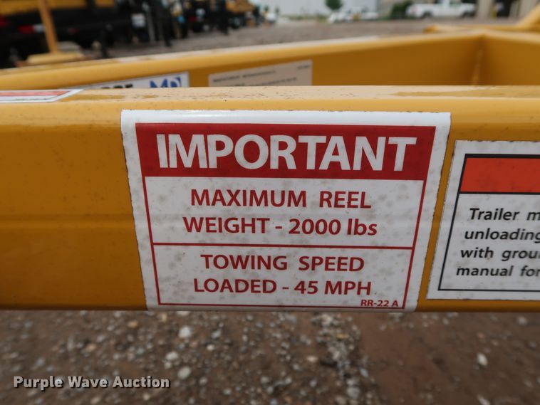 image for item FE9731 2017 MD Products & Solutions Roose Reeler RR-33 reel trailer