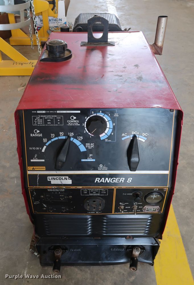 image for item FE9734 Lincoln Ranger 8 welder/generator