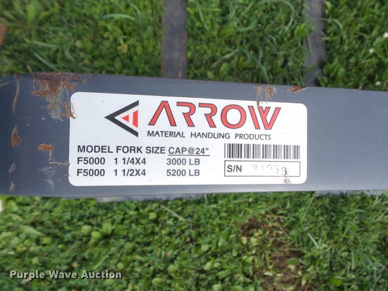 image for item FJ9200 Arrow skid steer pallet forks