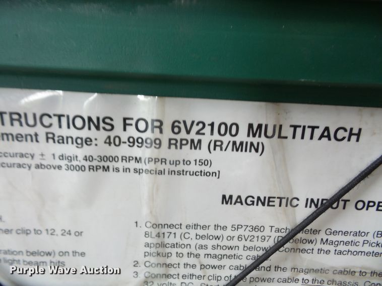 image for item FJ9203 Caterpillar electronic tach tool groups