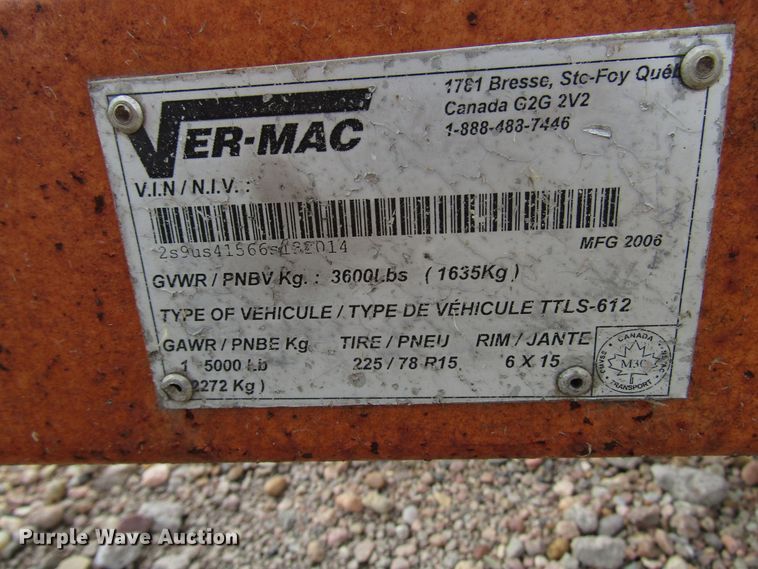 image for item FO9335 (2) 2006 Vermac traffic signal trailers