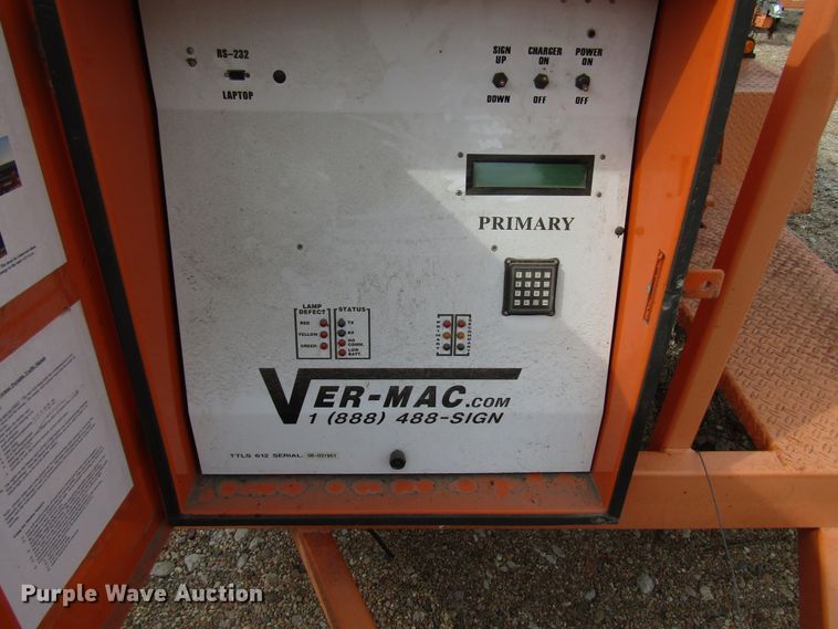 image for item FO9336 (2) 2006 Vermac traffic signal trailers