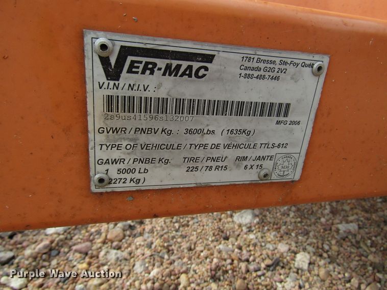 image for item FO9336 (2) 2006 Vermac traffic signal trailers