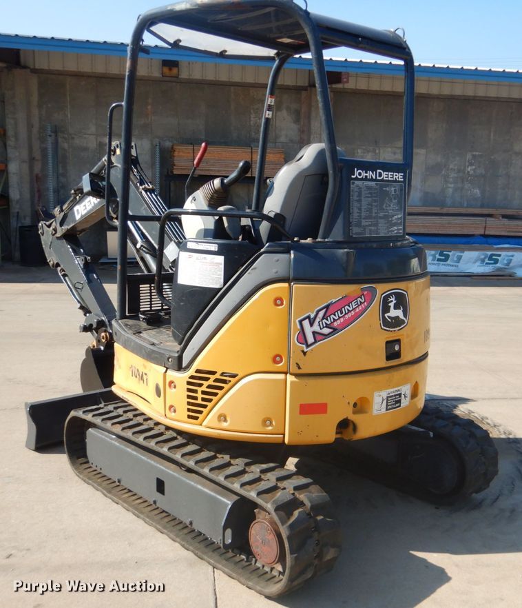 image for item FT9413 2014 John Deere 27D mini excavator