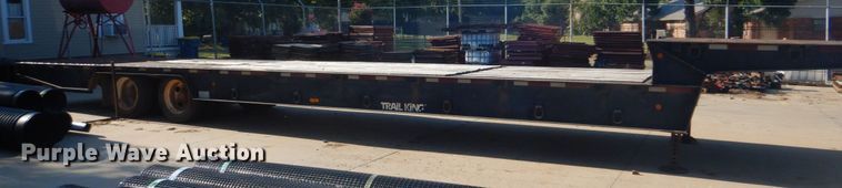 image for item FT9418 2005 Trail King TK70HT482 drop deck equipment trailer