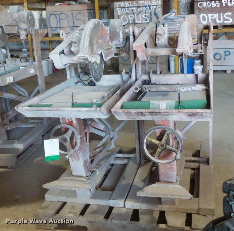 image for item FU9260 (2) brick saws