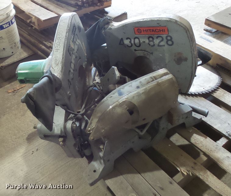 image for item FU9266 (2) Hitachi miter saws