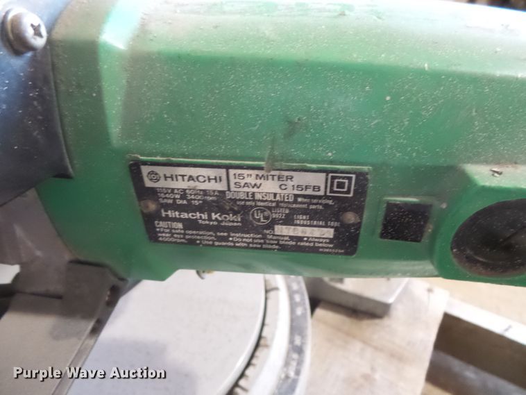 image for item FU9266 (2) Hitachi miter saws