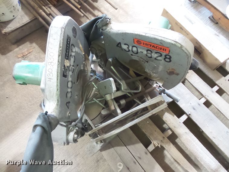 image for item FU9266 (2) Hitachi miter saws