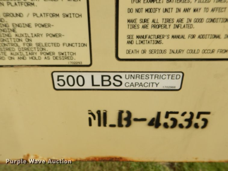 image for item FY9682 2002 JLG 80HX boom lift