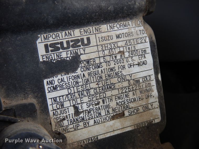 image for item GG9006 IHI mini excavator