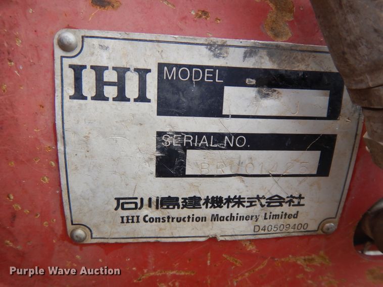 image for item GG9006 IHI mini excavator