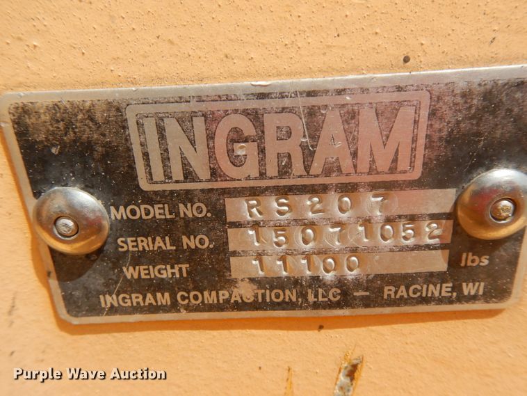 image for item GG9042 2007 Ingram RS207 double drum roller