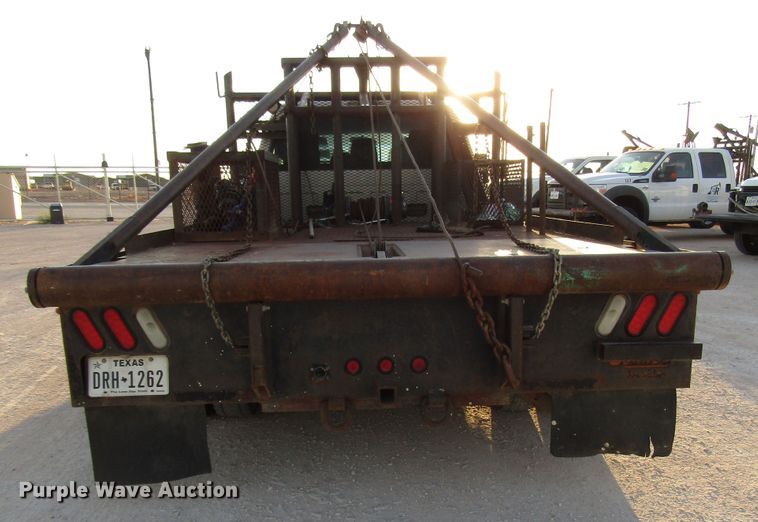 image for item DG1407 2014 Ford F550 Super Duty Crew Cab flatbed truck