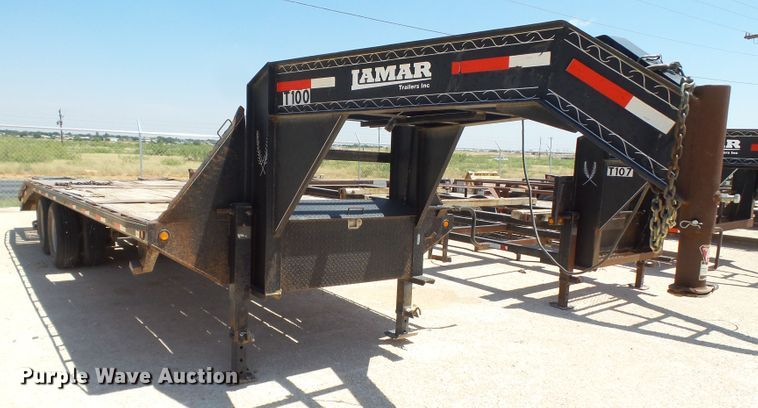 image for item FL9350 2012 Lamar equipment trailer