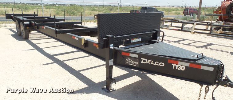 image for item FL9355 2018 Delco pipe trailer
