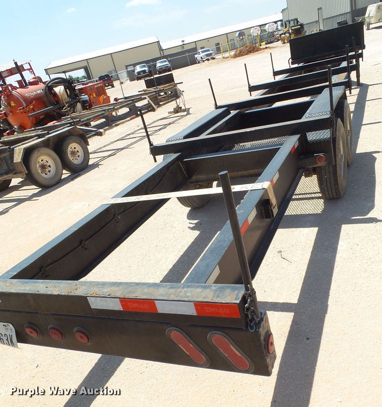 image for item FL9355 2018 Delco pipe trailer