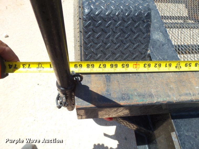 image for item FL9355 2018 Delco pipe trailer