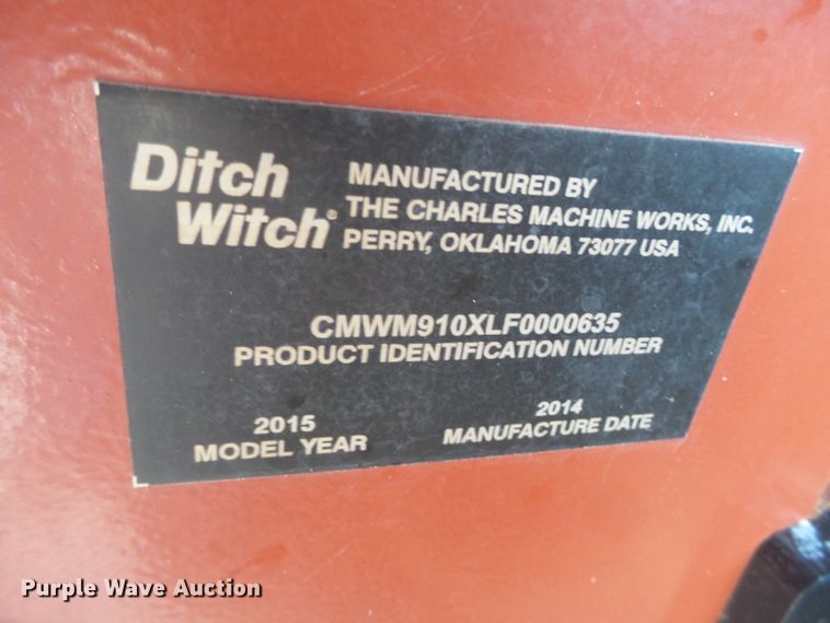 image for item FL9368 2015 Ditch Witch RT100 trencher
