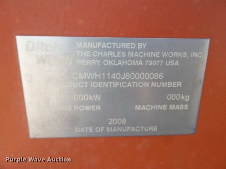 image for item FL9369 2011 Ditch Witch RT115 rock saw