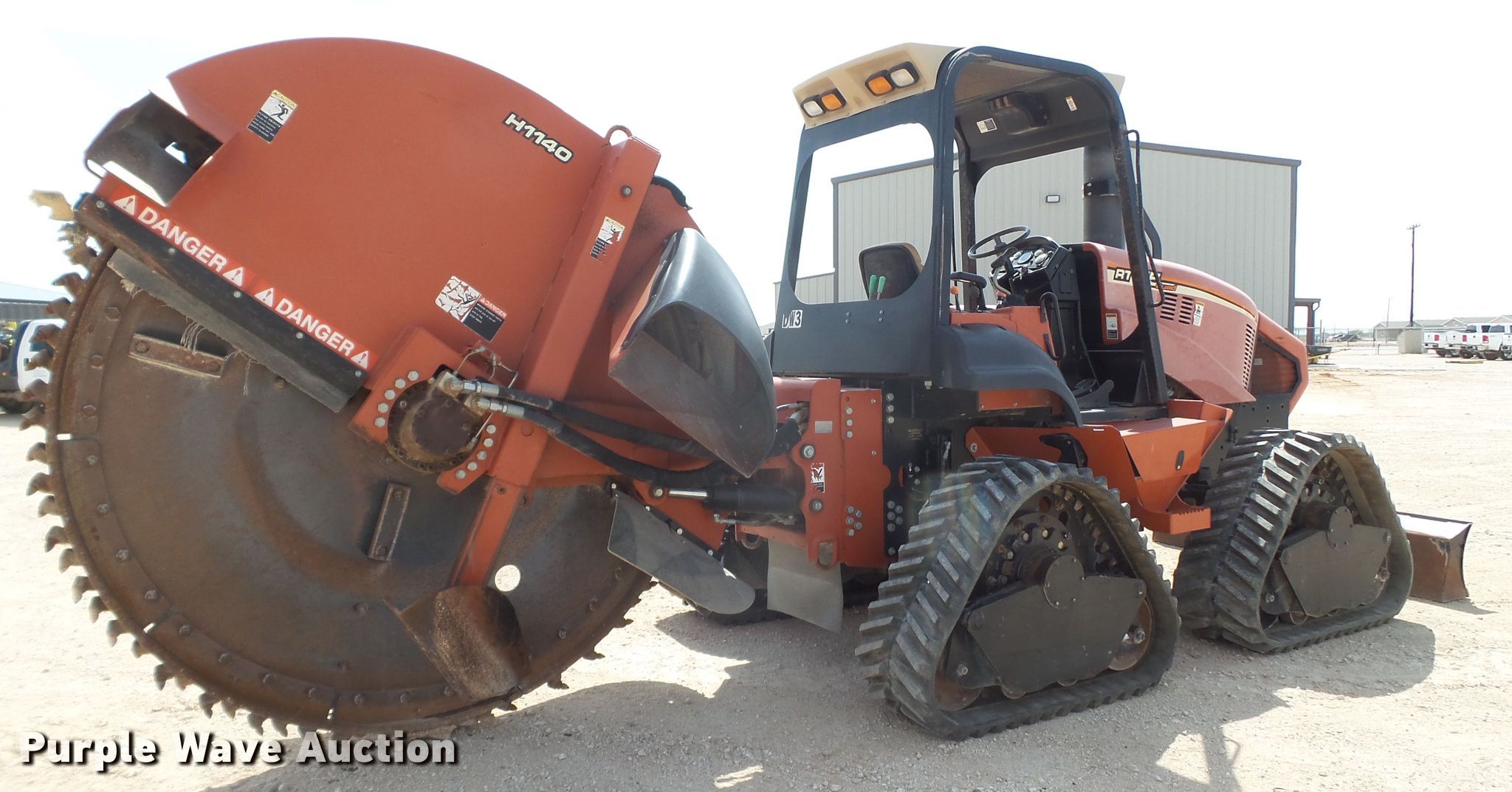 2011 Ditch Witch RT115 rock saw in Midland, TX Item FL9369 sold Purple Wave