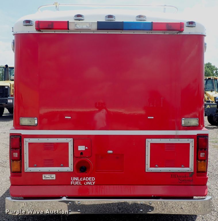 image for item DE0867 1993 Ford Econoline E350 command center bus