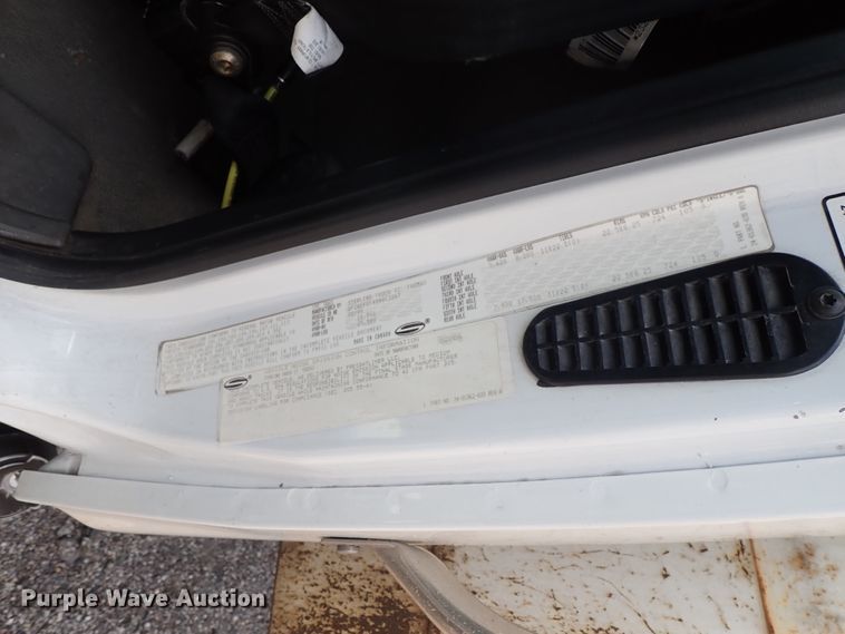 image for item DE0869 2008 Sterling Acterra flatbed truck with crane