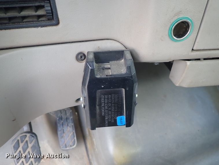 image for item DE0869 2008 Sterling Acterra flatbed truck with crane