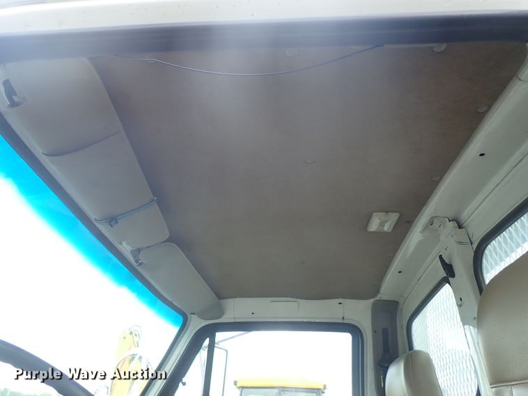 image for item DE0869 2008 Sterling Acterra flatbed truck with crane