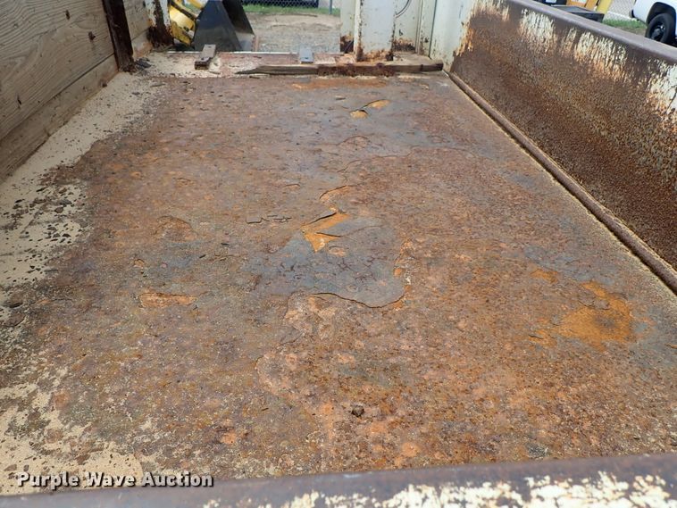 image for item DE0869 2008 Sterling Acterra flatbed truck with crane