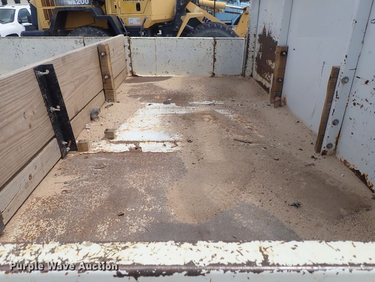 image for item DE0869 2008 Sterling Acterra flatbed truck with crane