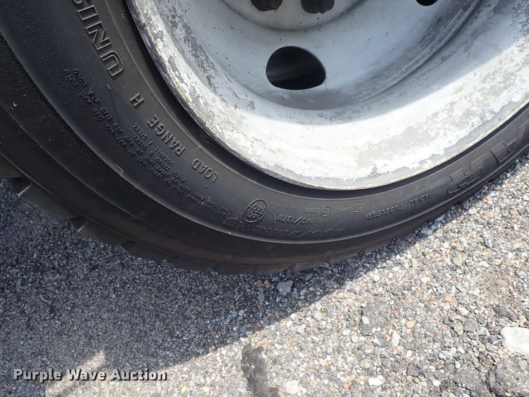 image for item DE0869 2008 Sterling Acterra flatbed truck with crane