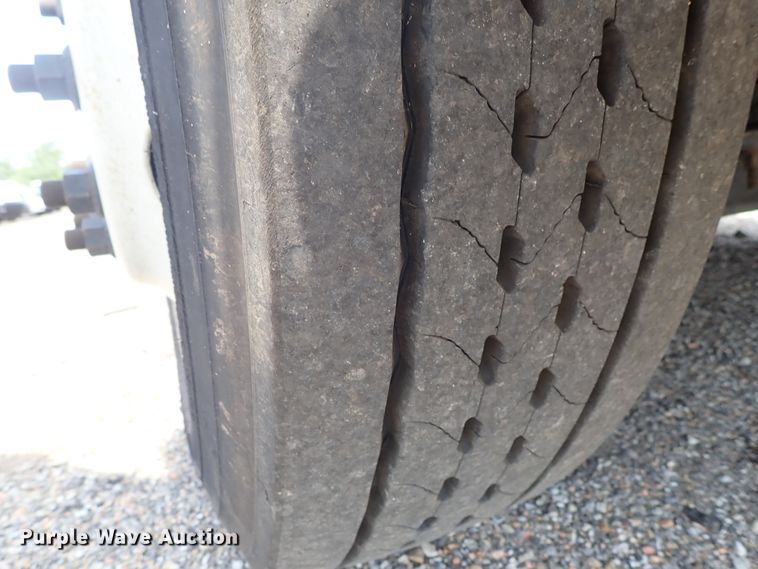 image for item DE0869 2008 Sterling Acterra flatbed truck with crane