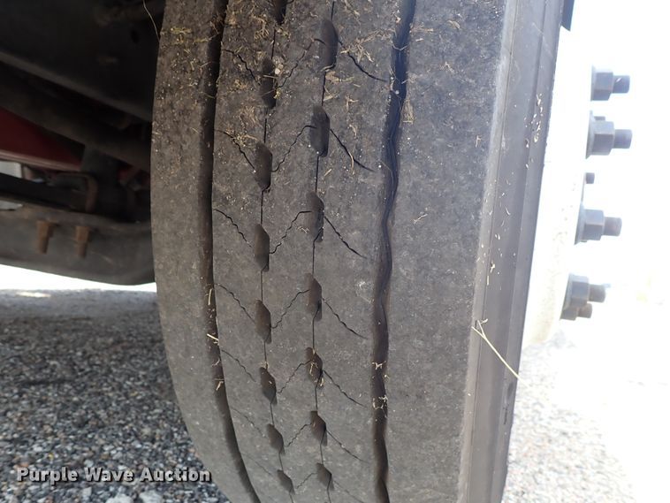 image for item DE0869 2008 Sterling Acterra flatbed truck with crane