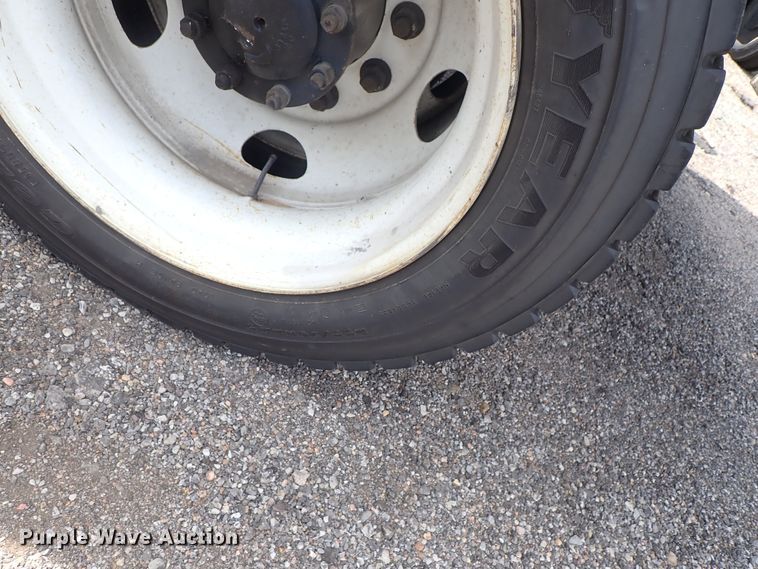 image for item DE0869 2008 Sterling Acterra flatbed truck with crane