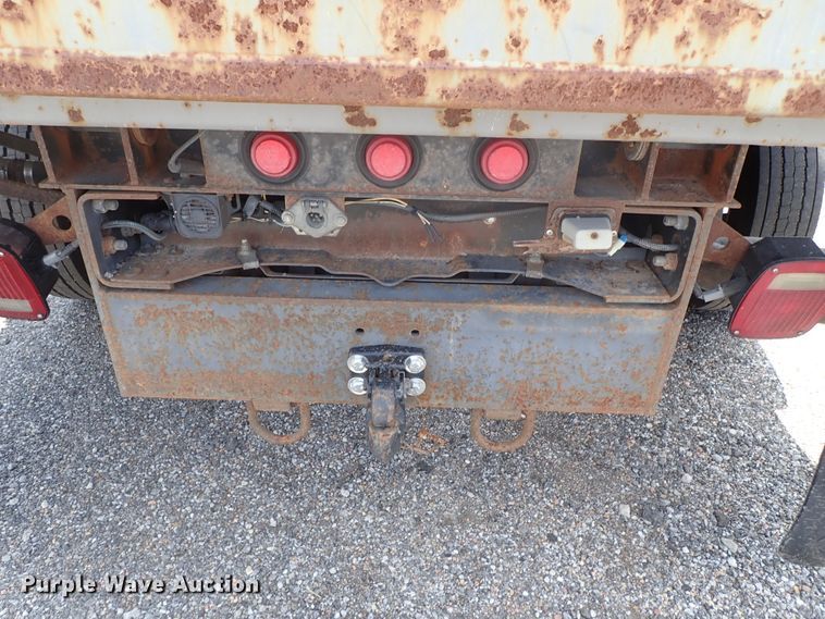 image for item DE0870 2008 Ford F450 Super Duty XL flat dump bed truck with crane