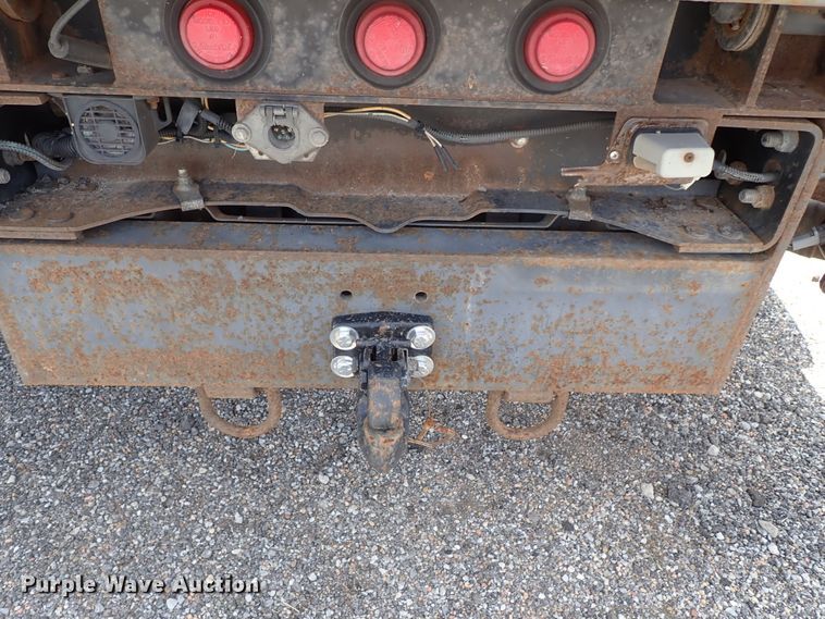 image for item DE0870 2008 Ford F450 Super Duty XL flat dump bed truck with crane