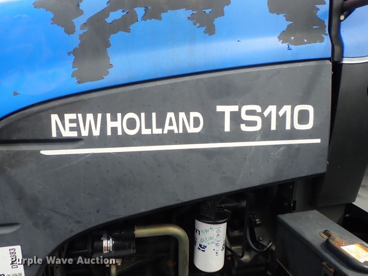 image for item DE0883 2002 New Holland TS110 MFWD tractor