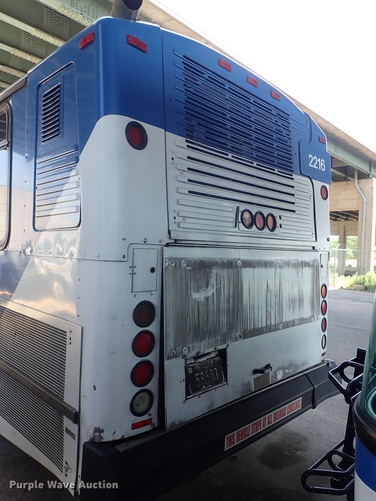 image for item DE0887 2002 Gillig Phantom C20B096N4 transit bus