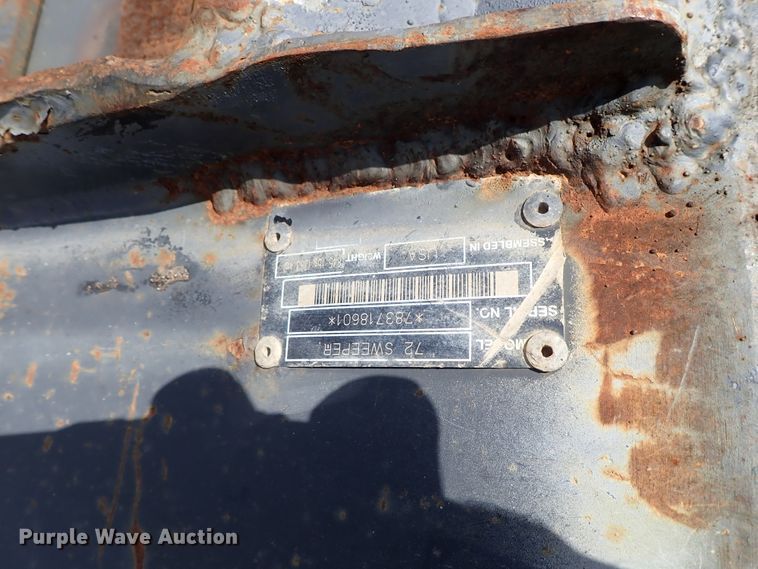 image for item FR9261 2007 Bobcat skid steer sweeper