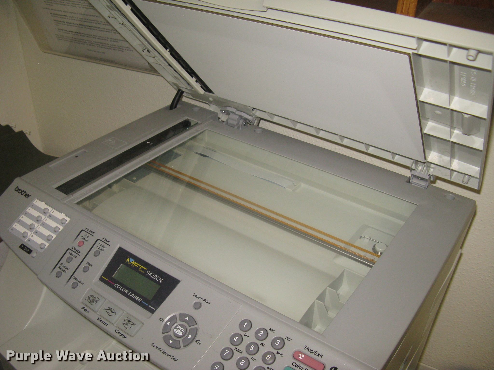 Brother MFC9420CN printer in Wichita, KS Item GA9500 sold Purple Wave