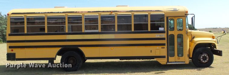 image for item DC5016 1993 GMC Blue Bird school bus