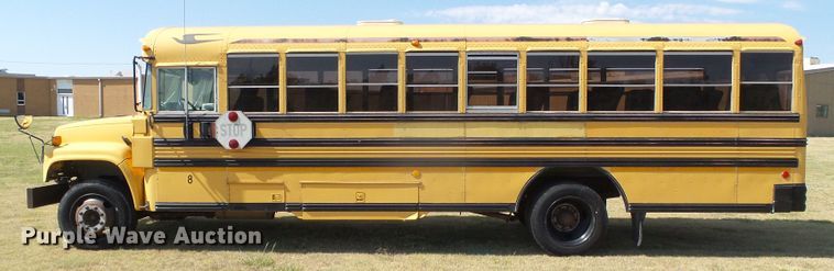 image for item DC5016 1993 GMC Blue Bird school bus